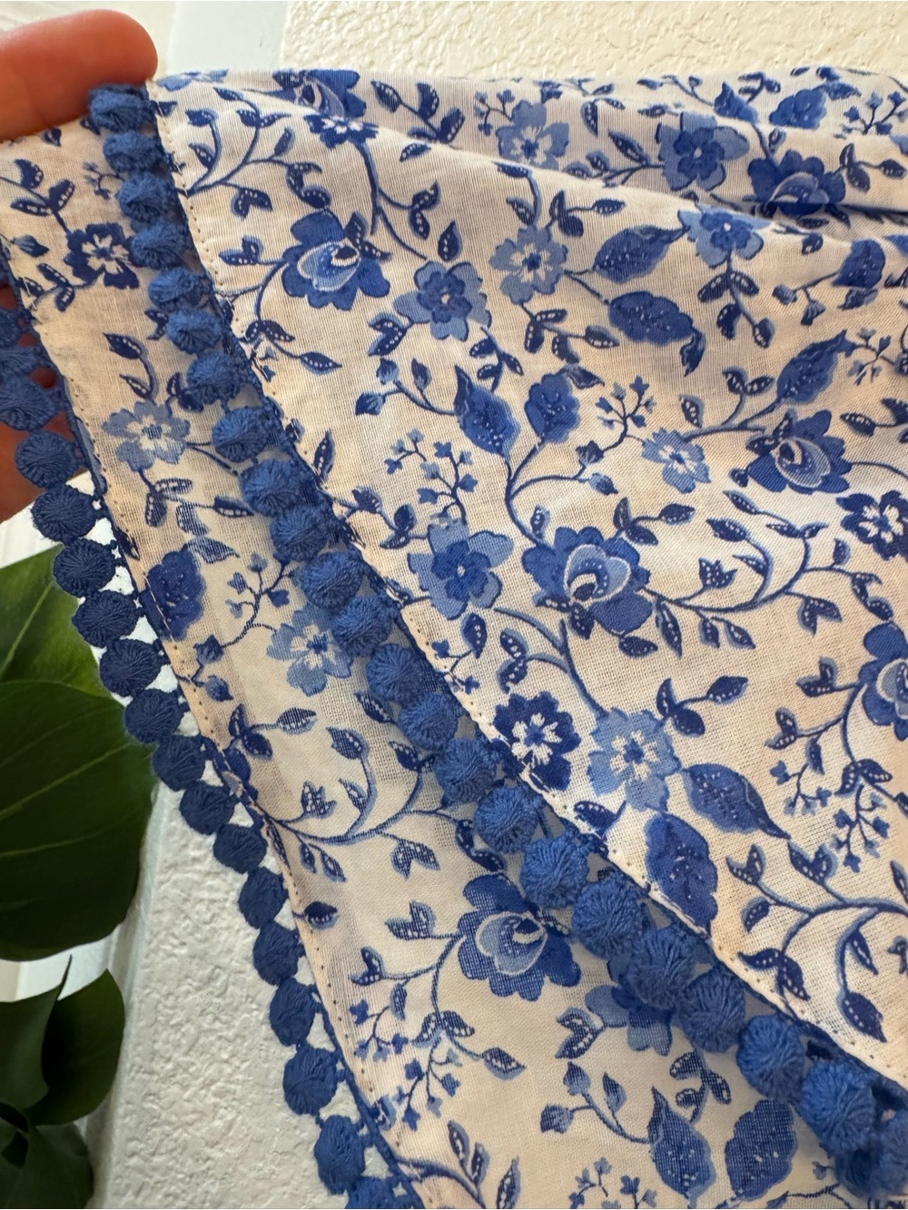 Sugarlips Blue Floral Smocked Maxi Dress - Picture 11 of 15